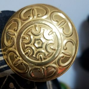 MIRIAM.HASKELL ETRUSCAN VINTAGE CLIP ER 24K GP